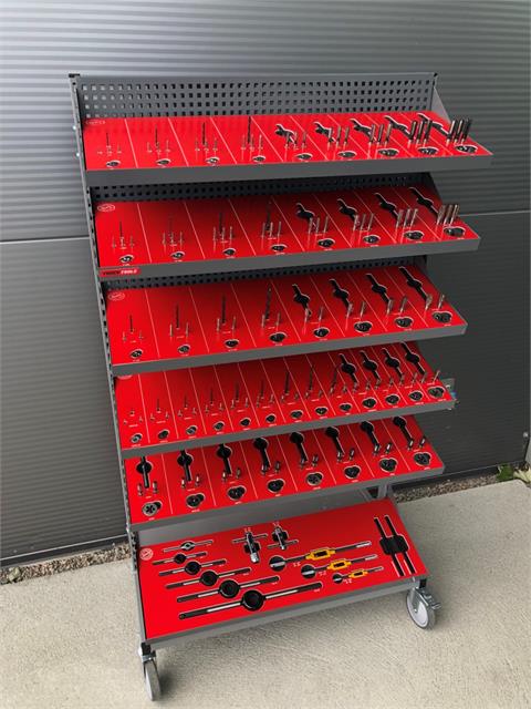 Skreddersydd hyllesystem med skråhyller